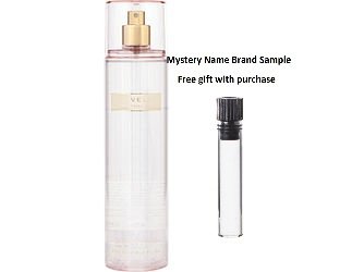 LOVELY SARAH JESSICA PARKER by Sarah Jessica Parker BODY MIST 8.4 OZ for WOMEN And a Mystery Name brand sample vile