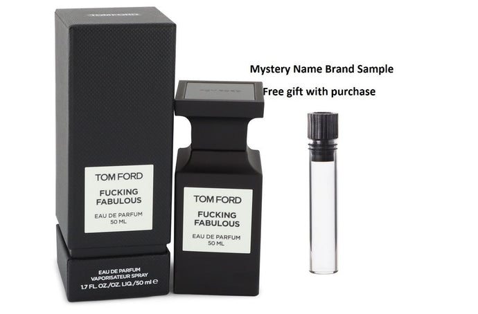. Fabulous by Tom Ford Eau De Parfum Spray 1.7 oz And a Mystery Name brand sample vile