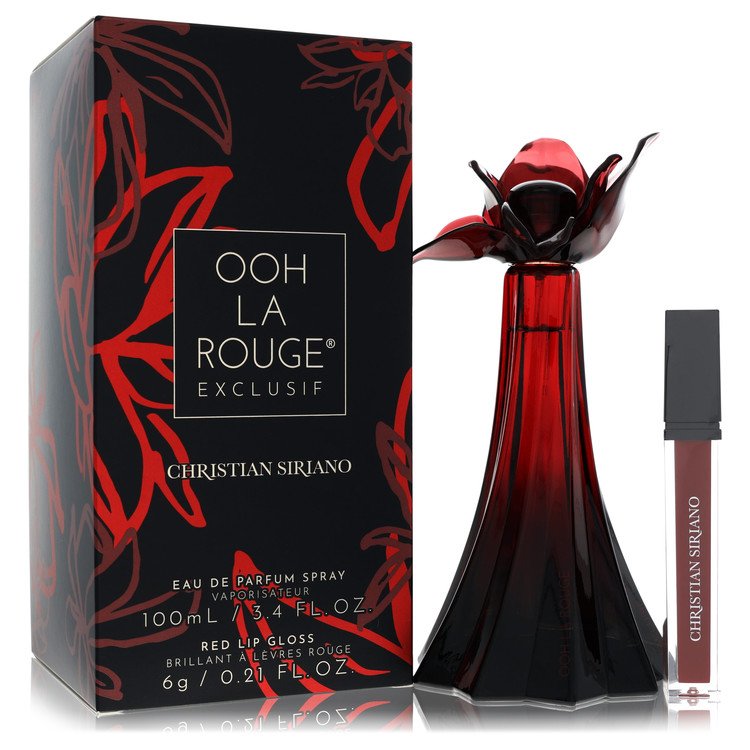 Christian Siriano Ooh La Rouge Exclusif Eau De Parfum Spray + 0.21 oz  Red Lip Gloss By Christian Siriano