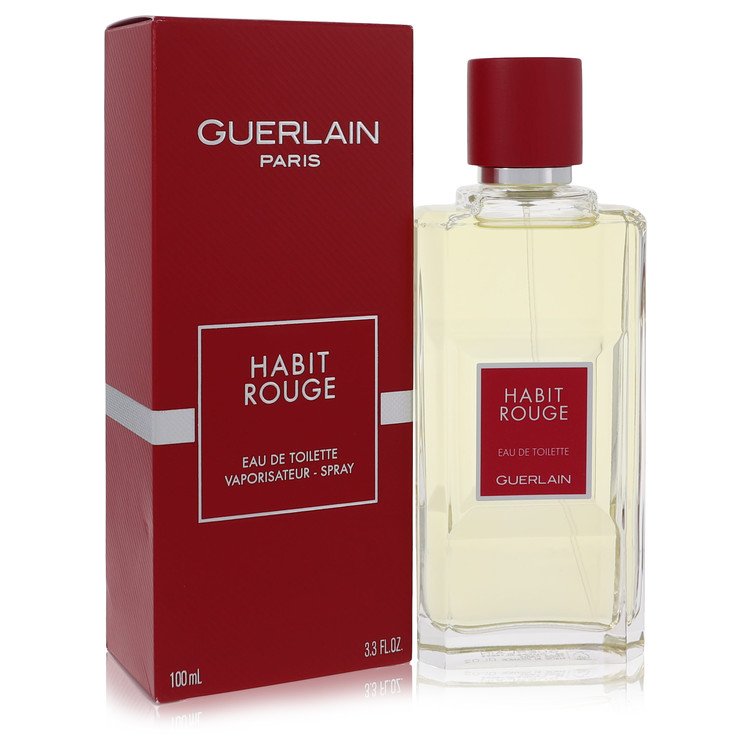 Habit Rouge Cologne / Eau De Toilette Spray By Guerlain