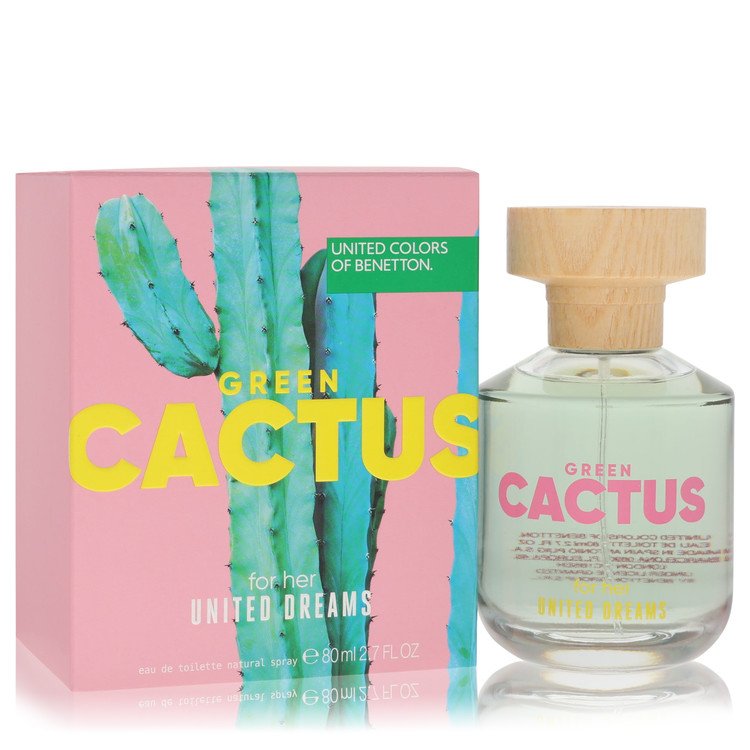 United Dreams Green Cactus Eau De Toilette Spray By Benetton