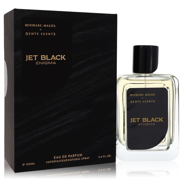 Jet Black Enigma by Michael Malul Eau De Parfum Spray 3.4 oz For Men