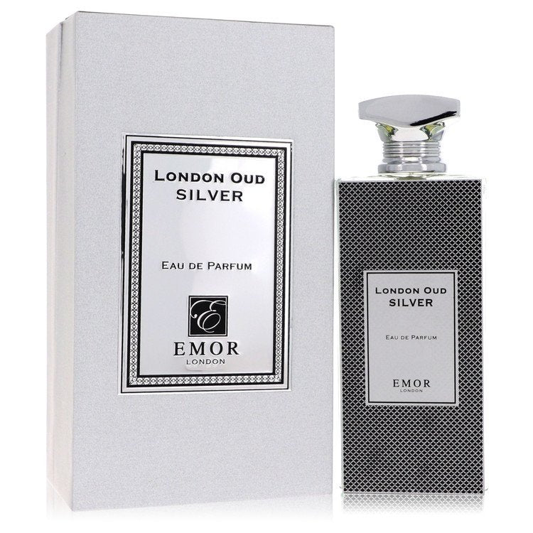 Emor London Oud Silver by Emor London Eau De Parfum Spray (Unisex) 4.2 oz For Men