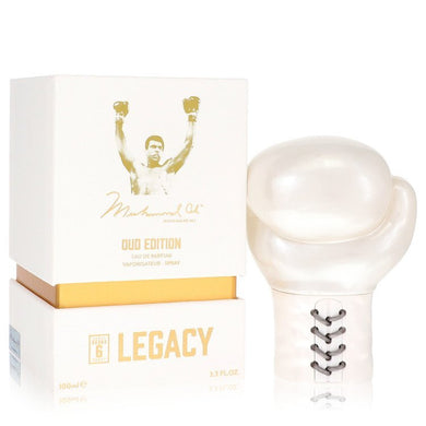 Muhammad Ali Legacy Round 6 by Muhammad Ali Eau De Parfum Spray (Oud Edition) 3.3 oz For Men