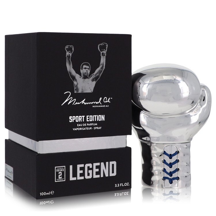 Muhammad Ali Legend Round 2 by Muhammad Ali Eau De Parfum Spray (Sport Edition) 3.3 oz For Men
