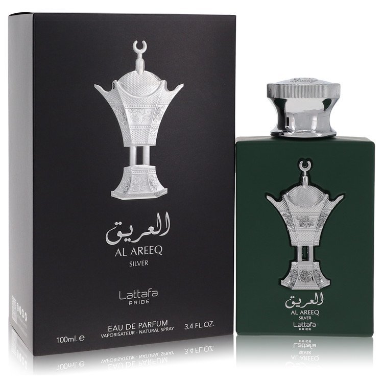 Lattafa Pride Al Areeq Silver by Lattafa Eau De Parfum Spray (Unisex) 3.4 oz For Men