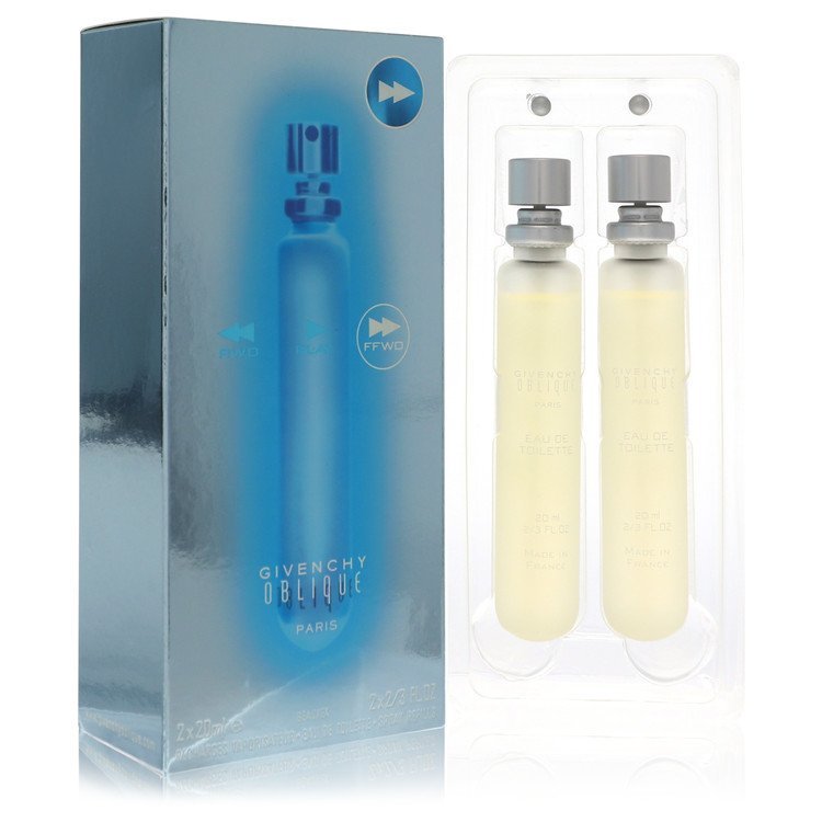 Oblique Fast Forward by Givenchy Two 2/3 oz Eau De Toilette Spray Refills 2/3 oz for Women