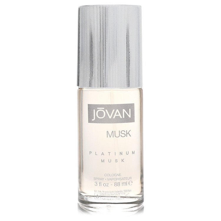 Jovan Platinum Musk by Jovan Cologne Spray (unboxed) 3 oz for Men
