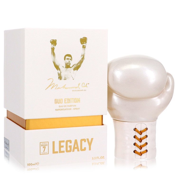 Muhammad Ali Legacy Round 7 by Muhammad Ali Eau De Parfum Spray (Oud Edition) 3.3 oz For Men