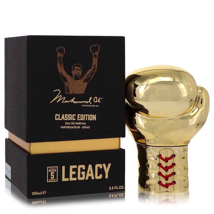 Muhammad Ali Legacy Round 5 by Muhammad Ali Eau De Parfum Spray (Classic Edition) 3.3 oz For Men