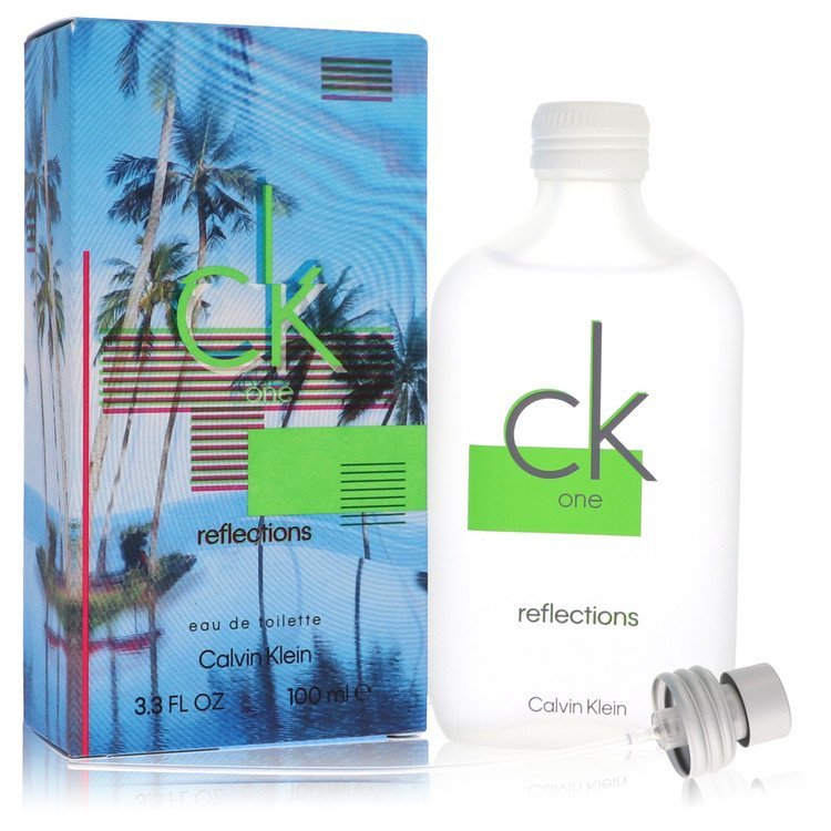 CK One Reflections by Calvin Klein Eau De Toilette Spray (Unisex) 3.4 oz For Men