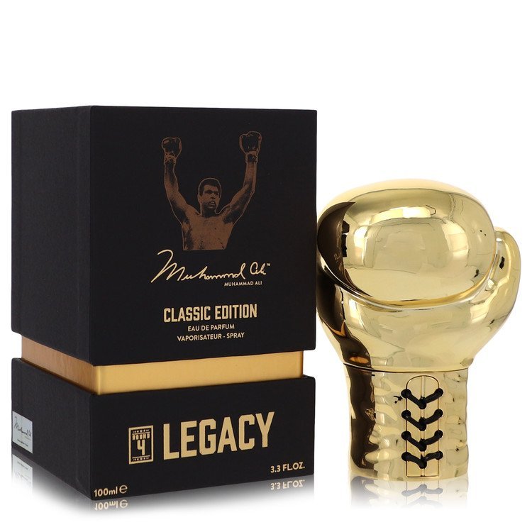 Muhammad Ali Legacy Round 4 by Muhammad Ali Eau De Parfum Spray (Classic Edition) 3.3 oz For Men