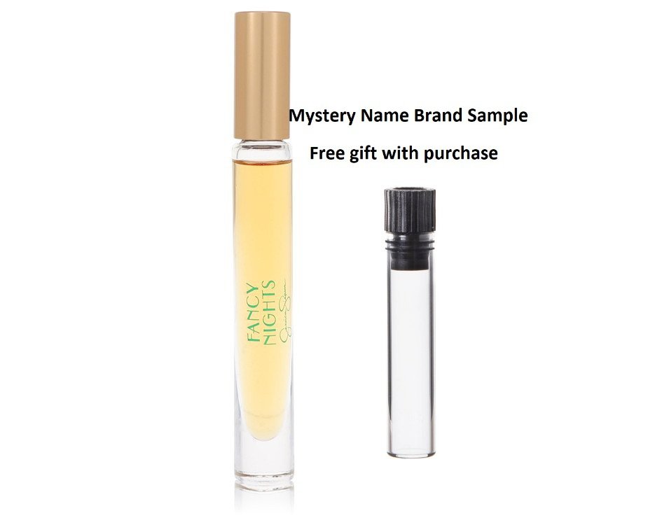 Fancy Nights by Jessica Simpson Roll on .2 oz And a Mystery Name brand sample vile