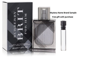 Burberry Brit by Burberry Eau De Toilette Spray 1 oz And a Mystery Name brand sample vile