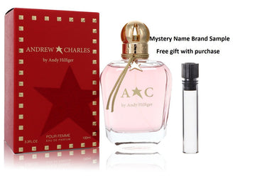 Andrew Charles by Andy Hilfiger Eau De Parfum Spray 3.3 oz And a Mystery Name brand sample vile