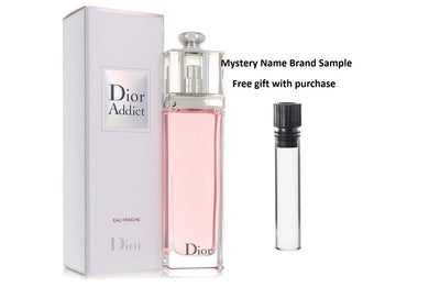 Dior Addict by Christian Dior Eau Fraiche Spray 3.4 oz And a Mystery Name brand sample vile