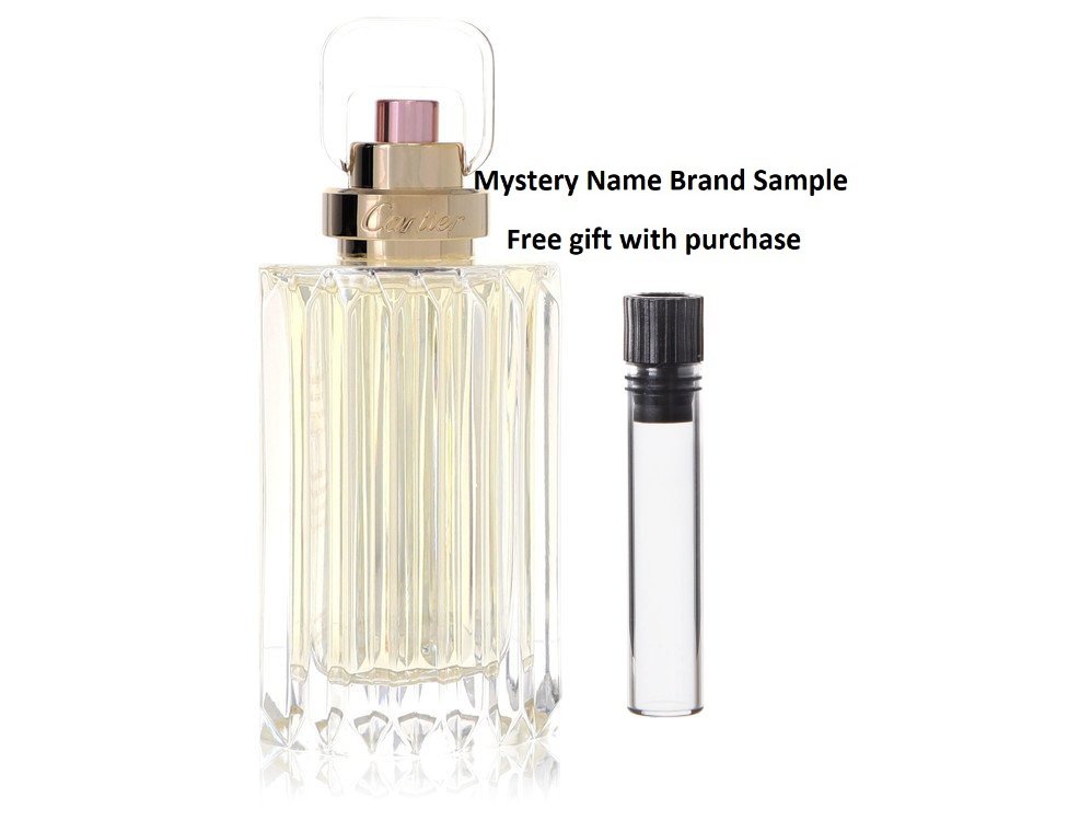 Cartier Carat by Cartier Eau De Parfum Spray (Tester) 3.3 oz And a Mystery Name brand sample vile