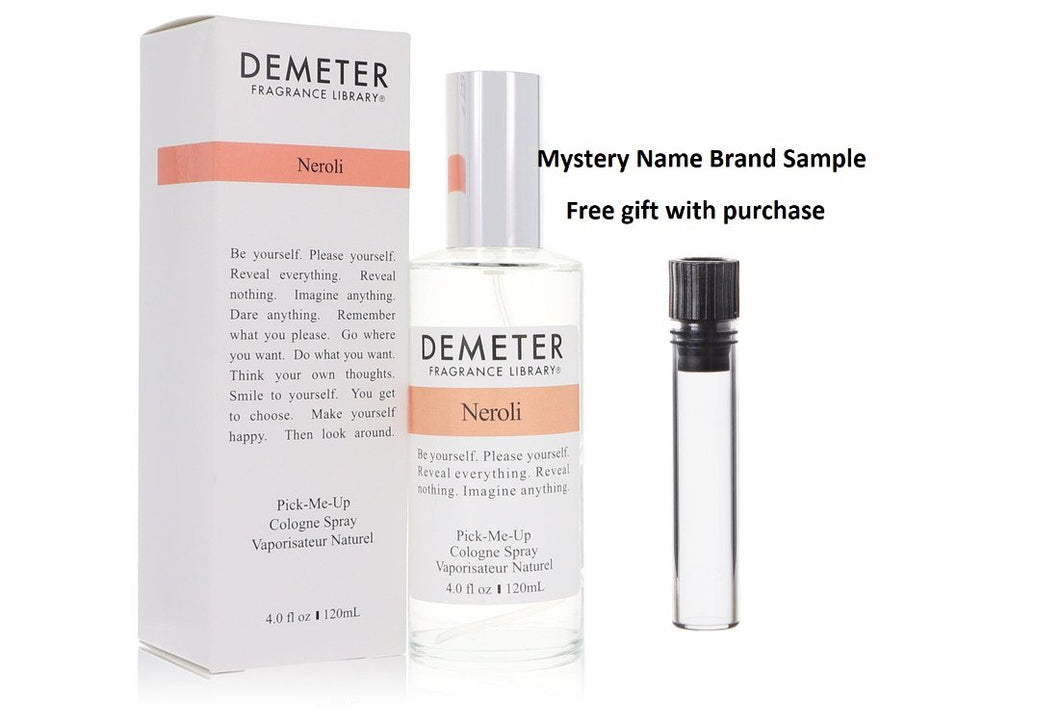Demeter Neroli by Demeter Cologne Spray 4 oz And a Mystery Name brand sample vile