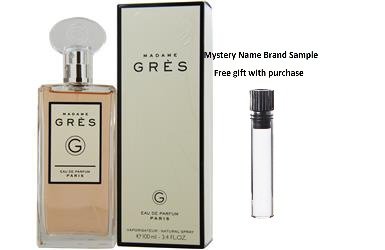 MADAME GRES by Parfums Gres EAU DE PARFUM SPRAY 3.4 OZ for WOMEN And a Mystery Name brand sample vile