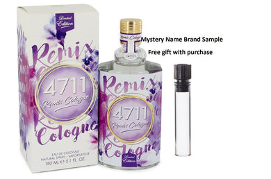 4711 Remix Lavender by 4711 Eau De Cologne Spray (Unisex) 5.1 oz And a Mystery Name brand sample vile
