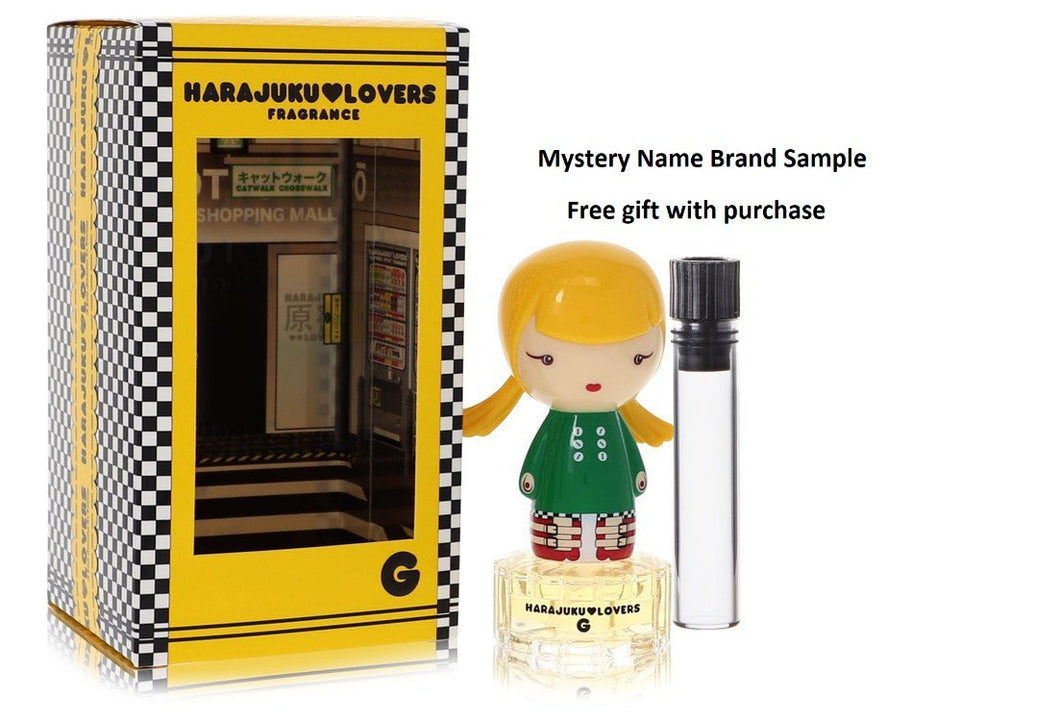 Harajuku Lovers Wicked Style G by Gwen Stefani Eau De Toilette Spray .33 oz And a Mystery Name brand sample vile