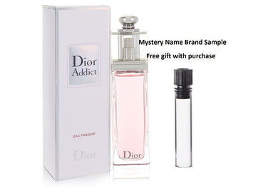 Dior Addict by Christian Dior Eau Fraiche Spray 1.7 oz And a Mystery Name brand sample vile