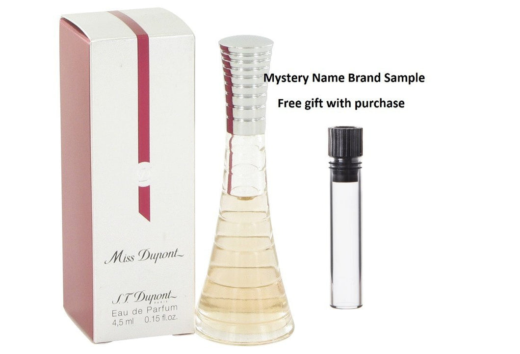 Miss Dupont by St Dupont Mini EDP .15 oz And a Mystery Name brand sample vile
