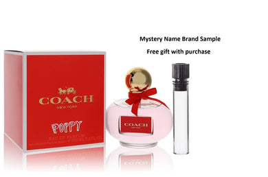 Coach Poppy by Coach Eau De Parfum Spray 3.4 oz And a Mystery Name brand sample vile