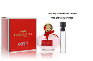 Coach Poppy by Coach Eau De Parfum Spray 3.4 oz And a Mystery Name brand sample vile