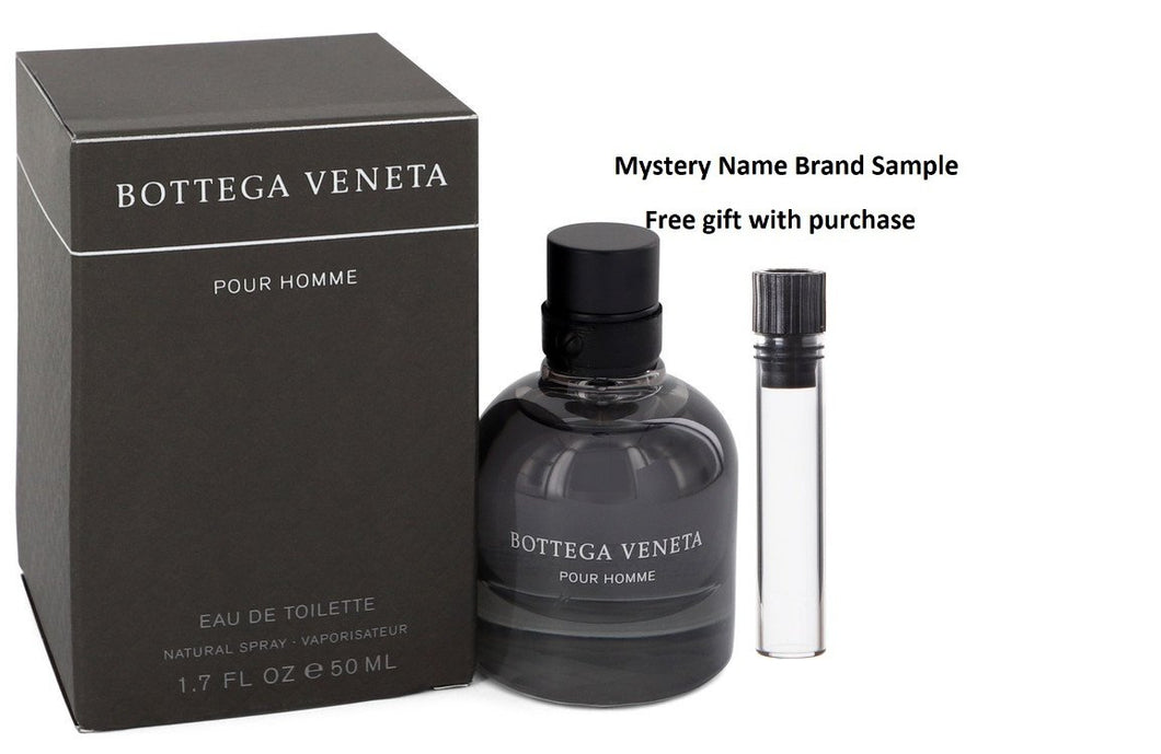Bottega Veneta by Bottega Veneta Eau De Toilette Spray 1.7 oz And a Mystery Name brand sample vile
