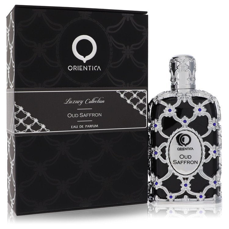 Orientica Oud Saffron by Al Haramain Eau De Parfum Spray (Unisex) 2.7 oz For Men