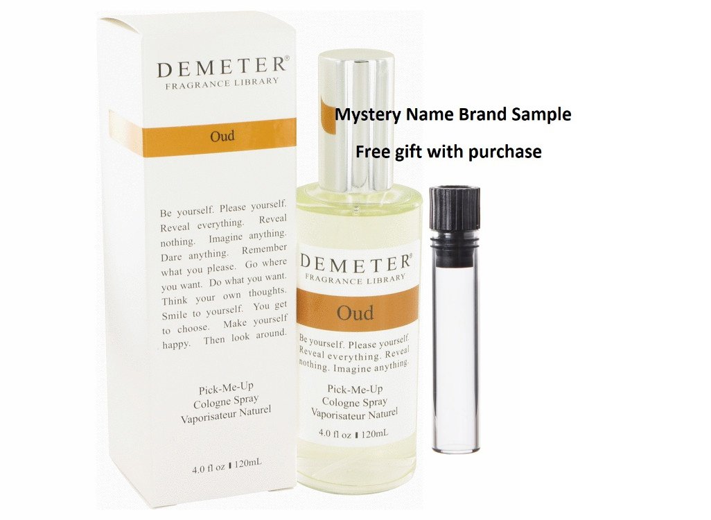 Demeter Oud by Demeter Cologne Spray 4 oz And a Mystery Name brand sample vile