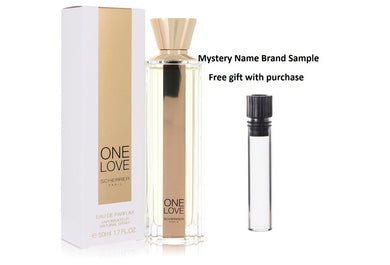 One Love by Jean Louis Scherrer Eau De Parfum Spray 1.7 oz And a Mystery Name brand sample vile