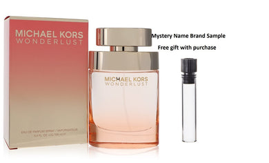 Michael Kors Wonderlust by Michael Kors Eau De Parfum Spray 3.4 oz And a Mystery Name brand sample vile
