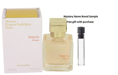 Amyris Femme by Maison Francis Kurkdjian Eau De Parfum Spray 2.4 oz And a Mystery Name brand sample vile
