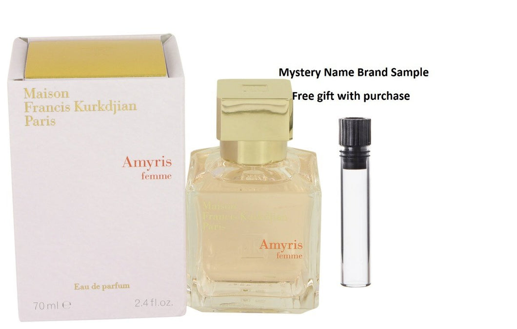 Amyris Femme by Maison Francis Kurkdjian Eau De Parfum Spray 2.4 oz And a Mystery Name brand sample vile