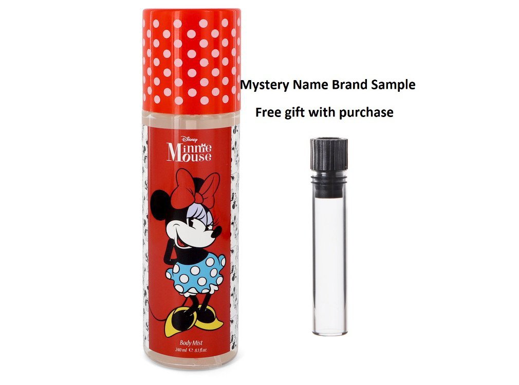 MINNIE MOUSE by Disney Body Mist 8 oz And a Mystery Name brand sample vile