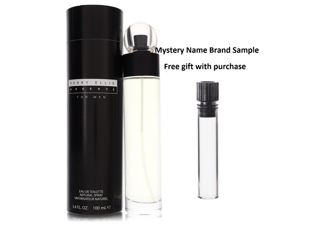 PERRY ELLIS RESERVE by Perry Ellis Eau De Toilette Spray 3.4 oz And a Mystery Name brand sample vile