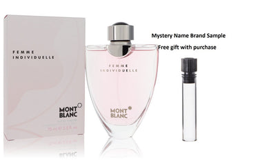 Individuelle by Mont Blanc Eau De Toilette Spray 2.5 oz And a Mystery Name brand sample vile