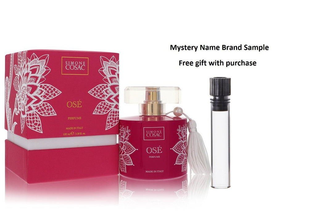 Simone Cosac Ose by Simone Cosac Profumi Perfume Spray 3.38 oz And a Mystery Name brand sample vile