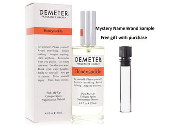 Demeter Honeysuckle by Demeter Cologne Spray 4 oz And a Mystery Name brand sample vile