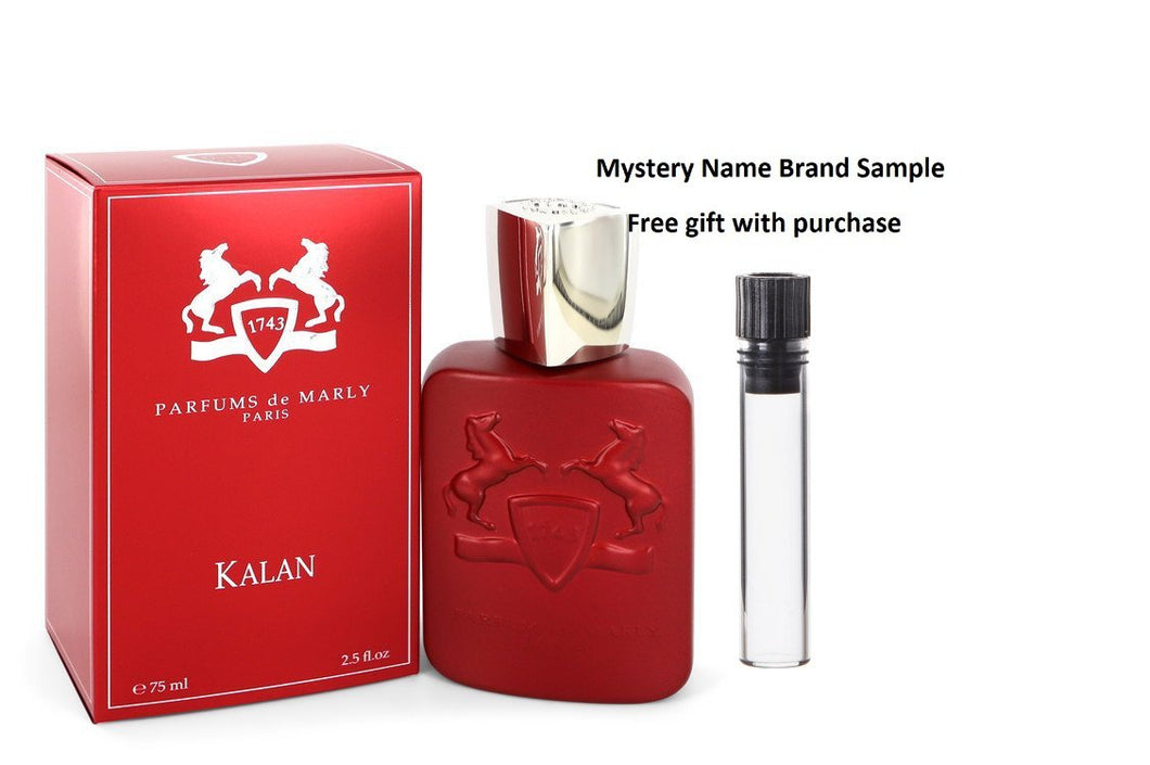Kalan by Parfums De Marly Eau De Parfum Spray (Unisex) 2.5 oz And a Mystery Name brand sample vile