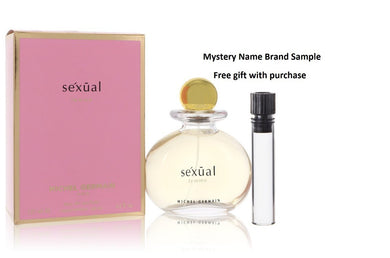 Sexual Femme by Michel Germain Eau De Parfum Spray (Pink Box) 4.2 oz And a Mystery Name brand sample vile