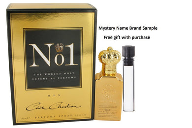 Clive Christian No. 1 by Clive Christian Pure Perfume Spray 1.6 oz And a Mystery Name brand sample vile