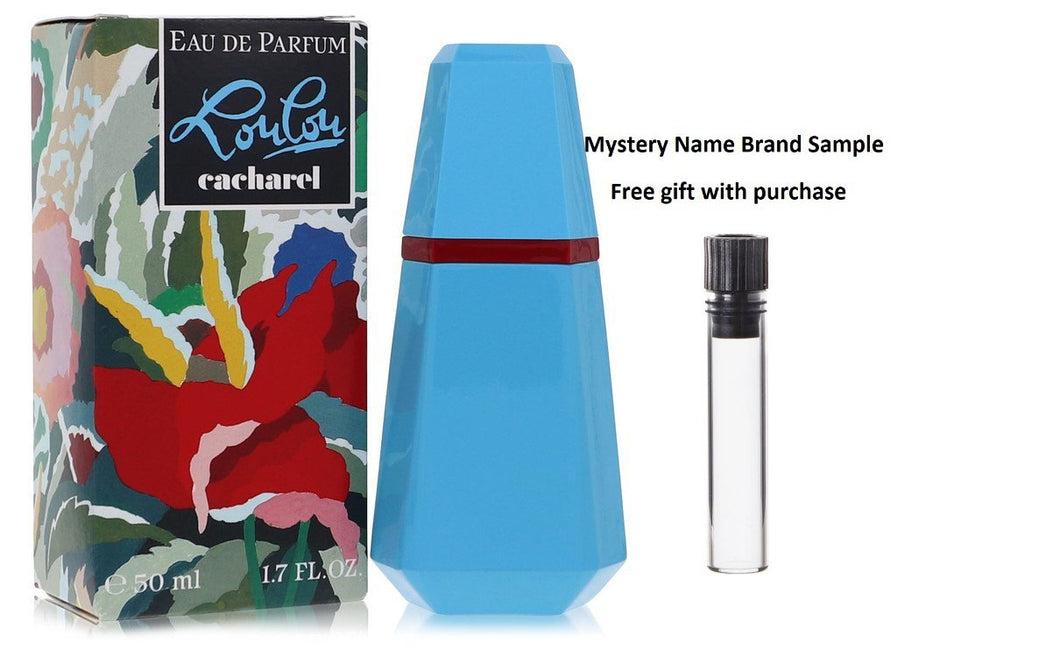 LOU LOU by Cacharel Eau De Parfum Spray 1.7 oz And a Mystery Name brand sample vile