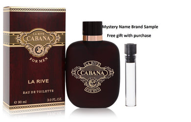La Rive Cabana by La Rive Eau De Toilette Spray 3 oz And a Mystery Name brand sample vile