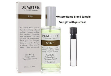Demeter Stable by Demeter Cologne Spray 4 oz And a Mystery Name brand sample vile