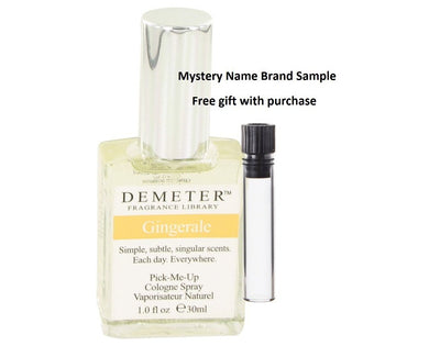 Demeter Gingerale by Demeter Cologne Spray 1 oz And a Mystery Name brand sample vile