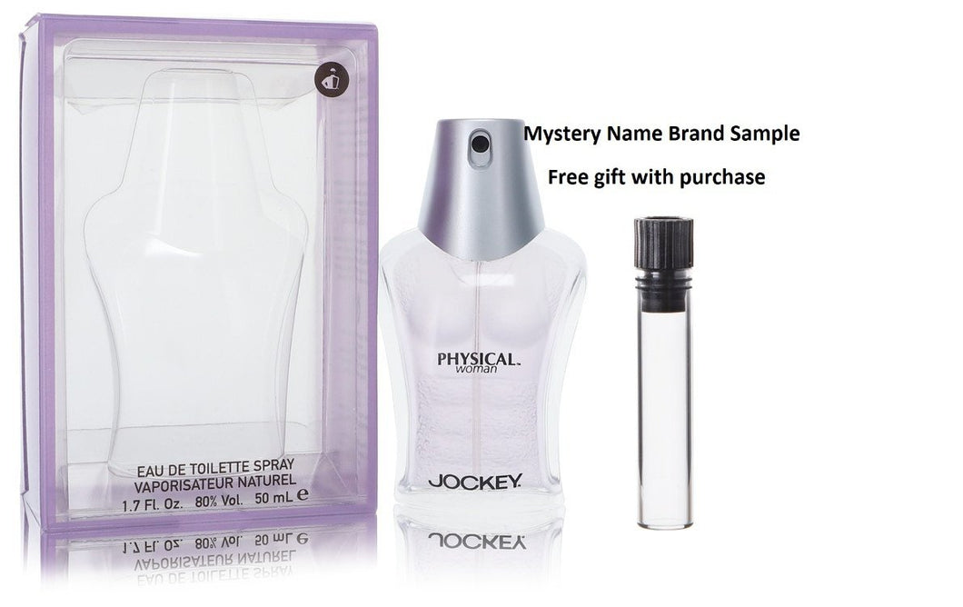 PHYSICAL JOCKEY by Jockey International Eau De Toilette Spray 1.7 oz And a Mystery Name brand sample vile