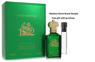 Clive Christian 1872 by Clive Christian Perfume Spray 1.6 oz And a Mystery Name brand sample vile